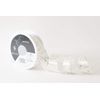 Berisfords Ribbon, White/Gold, 25mm