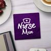 Shopagift Nurse Mum 2 Pack Coasters - 9cm x 9cm