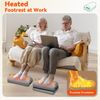 Snailax Footrest for Under Desk at Work, Heated Ergonomic Foot Stool, Adjustable
