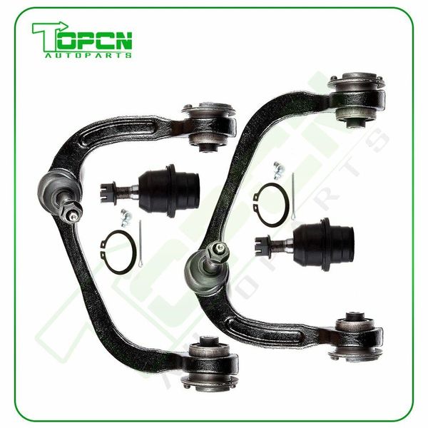 2009-2014 Fits Ford F-150 4PCS Front Upper Control Arms Lower Ball Joints Set