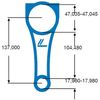 IPSA CO002900 Connecting Rod for 2 (DY) 400 g