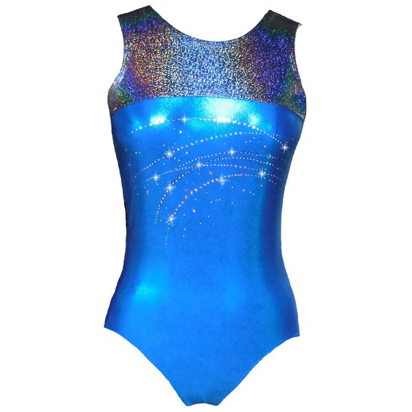 Gymnastic Leotard Sparkle Stardust Leotard for women by Look-It Activewear (Adult Small (size 2-4)