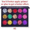 Mysense 30 Colors Glitter Eyeshadow Palette,Party Diamond Pressed Pighmented Mineral Ultra Makeup Shimmer Sequined Palette,Long Lasting Waterproof Eye Shadow Power (2 pcs)