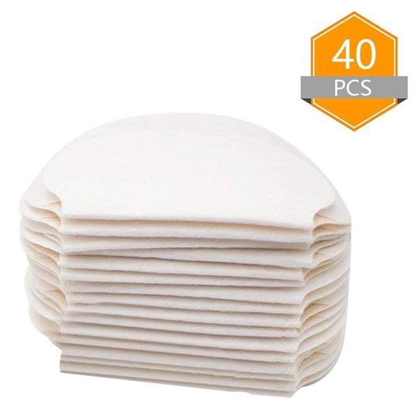 Underarm Sweat Pads - Disposable Cotton Armpit Sweat Absorbent Pads Unisex T-shirt Garment Perspiration Guards(40PCS)