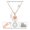 Philip Jones Rose Gold Plated Daisy Necklace