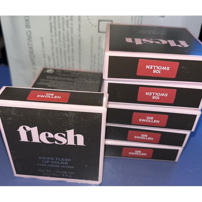 4 flesh swipe flesh lip color NEW in box size 0.12oz (108 Swollen) LOT RARE