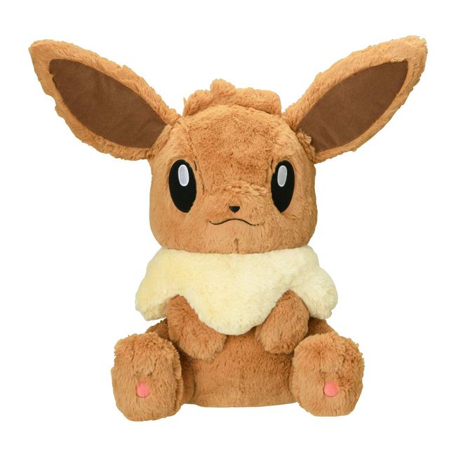 Pokémon Center Original Okikii Fluffy Plush Eevee 18.1 x 18.1 x 14.2 inches (46 x 46 x 36 x 36 cm)