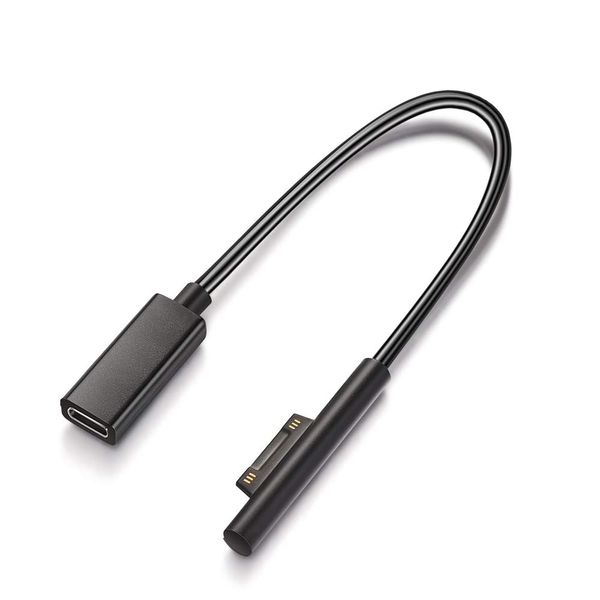 Surface Connect PD Rapid Charging Cable 0.2m Requires 45w15v or higher PD Charger USB-C Black