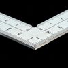 Shinwa Rules Carpenters Square, Thick Width, Silver
