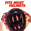BTR Waterproof Bicycle Helmet Covers x 2. Blue & Red from