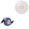 BoxWave Cable Compatible with Nest Thermostat E - miniSync, Retractable, Portable Sync Cable