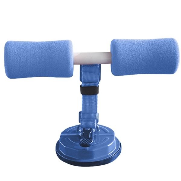 Nordic Lying Leg Curl Leg Squat Hamstring Hamstring Stretcher with Padded Ankle Bar Home Fitness Equipment for Abdominal Fitness Strength, Blue