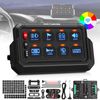 MICTUNING Wireless P1S RGB 8-Gang Switch Panel -LED Light Bar Remote Control Box