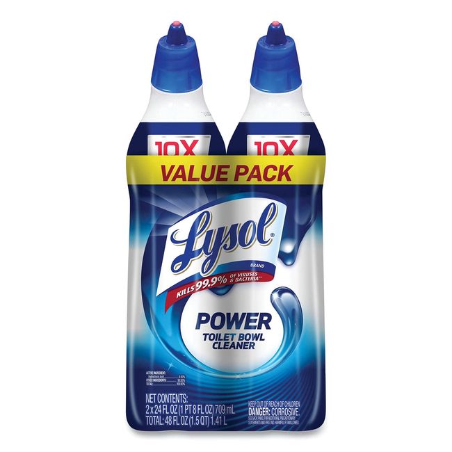 Lysol 24 oz. Power Toilet Bowl Cleaner (Set of 2)