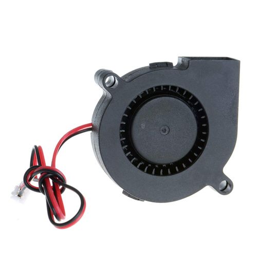 ANMBEST 2pcs 5015 DC12V Silent Brushless Blower Radial Cooling Fan 2 Pin Brushless 5CM Fan for 50mmX 50mm X 15mm RepRap3D Printer Parts