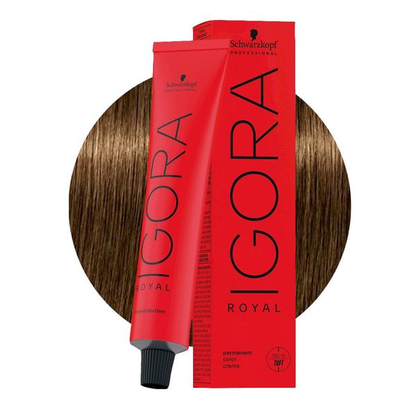 6-4 Igora Royal 60ml, 6-4 Dunkelblond Beige