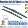 Top Quality 26" + 21" Premium  Windshield Wiper Blades  OEM Quality J-Hook
