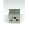 Elemental Specimen Zirconium Zr (0.4 inch (10 mm) Cube, Engraved A, Normal Surface