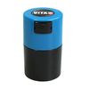 Vacuum Jar 0.06 L / Black, Light Blue Lid