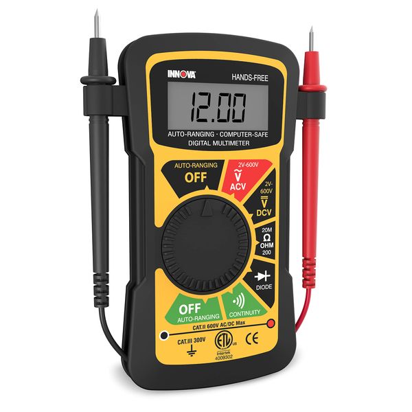 Innova 3300 Hands-Free Digital Multimeter Black