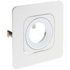 Elco Lighting EL2440W 4" Low Voltage Square Adjustable Gimbal Ring Trim