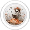 Skeleton Reading Book Skull Reader Skeletal Librarian PopSockets PopGrip for MagSafe