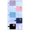 iPhone16e Case Folio Case Diary with Camera Hole Smartphone Phone Cover Cat Constellation [Design D/Navy] iPhone 16E dc-656