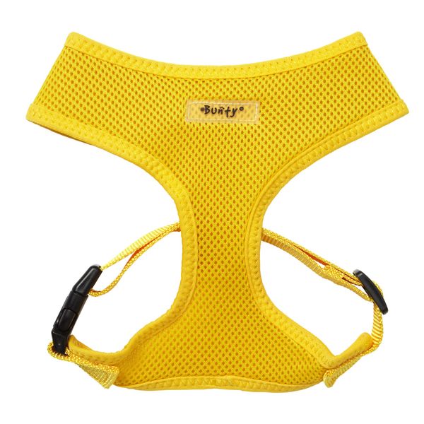 Bunty Large No Pull Dog Harness - Soft, Breathable, Durable, Adjustable Vest Harnesses, Lightweight, Anti Pull - Large, Yellow
