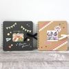 Lab Clip Scrapbooking Square Cocoa SCSQ02-CO