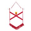 Jersey Car / Wall Pennant With Red Border Great Souvenir