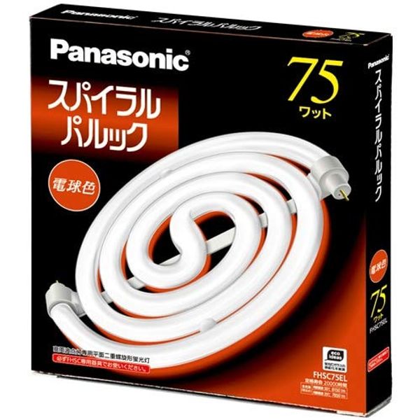 Panasonic FHSC75EL 75 Spiral Purook Fluorescent Light Bulb Color