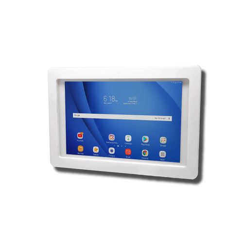 TABcare Security Anti-Theft Acrylic VESA Enclosure for Google Pixel Tablet 11" 2023 with Free Wall Mount Kit & 90-Degree USB C Charge Cable(Clear, Google Pixel Tablet)