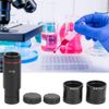 0.5X C‑Mount Microscope Camera Adapter for AmScope - Wide Field of View - Durable ABS
