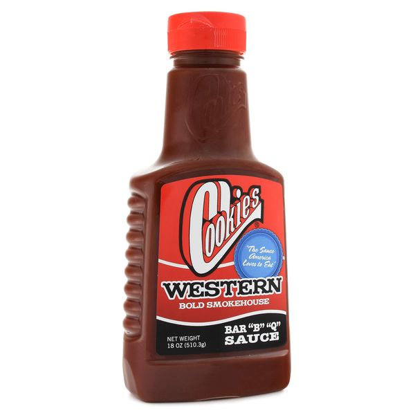 Cookies Western Bold Smokehouse BBQ Sauce, 18 Ounce