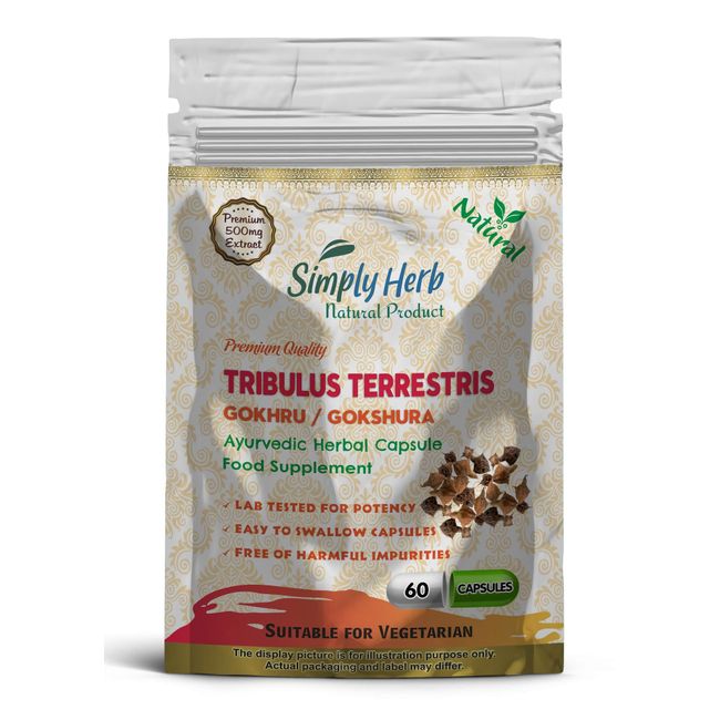 Tribulus Terrestris - Gokhru Capsule (60 Capsules)