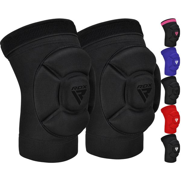 RDX Knee Pads for Work, OEKO TEX CERTIFIED, Anti-Slip Protective Thick Padded Foam Pad, Collision Avoidance Sleeves Pair, MMA Muay Thai Grappling Volleyball Football Wrestling Gardening, Men Women