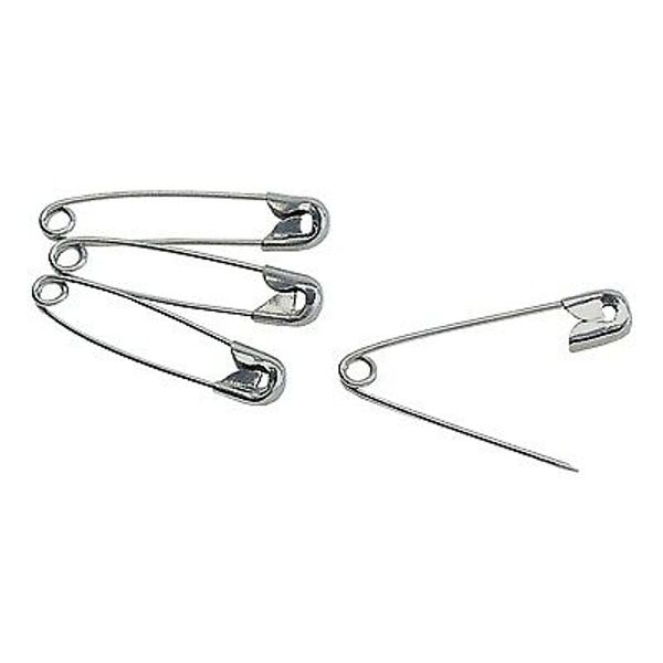 Safety Pin Size 3 Nickel Plated Steel Pack of 144 BRAND