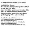 Gordon Glass Co. 3" Bright Chrome Frameless Shower Door Handle with Metal Strike and Magnet - Set
