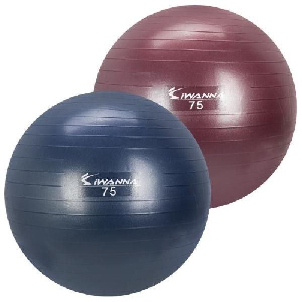 [I Wanna] Anti-burst gym ball 75cm, blue indigo