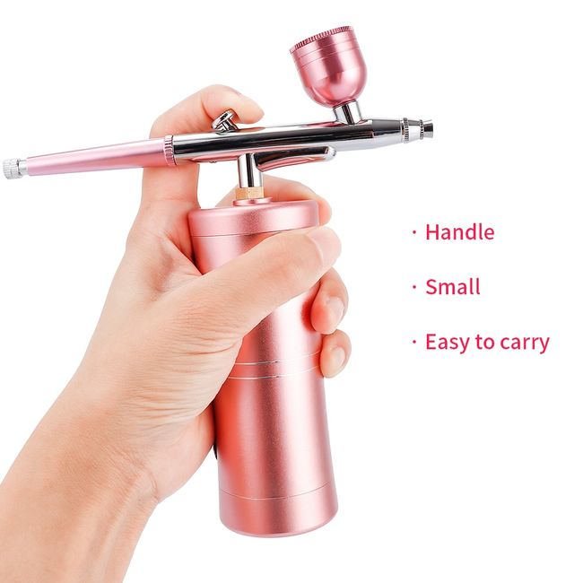 Top 0.3mm Mini Air Compressor Kit Air-Brush Paint Spray Gun Airbrush For  Nail Art Tattoo Craft Cake Nano Fog Mist Sprayer - AliExpress