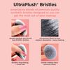 REAL TECHNIQUES Glitter All The Way Brush + Sponge Kit, 3 Piece Gift Set