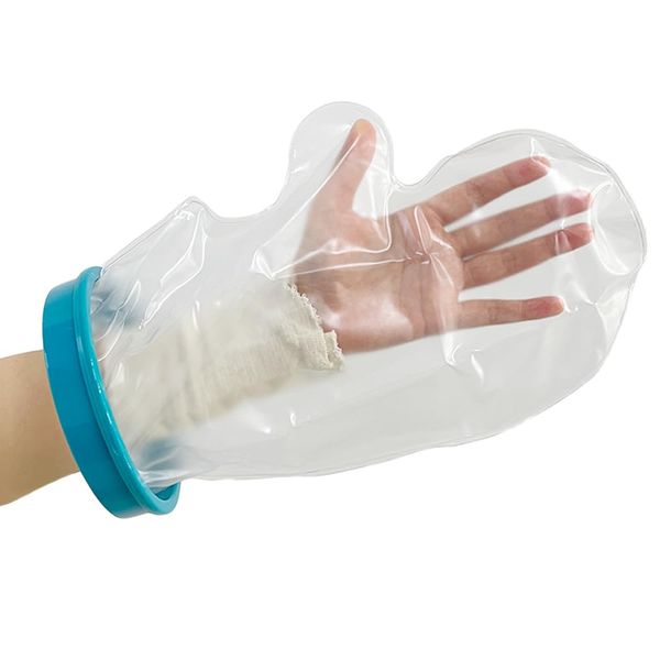 Adult Arm Cast Cover, HAIN Clear Waterproof Shower Bandage Protector with Seal Protection for Hand, Wrist, Finger Wound in Bathing or Swimming,100% Reusable(Full Size) (Short Arm(380 * 230 * 150))