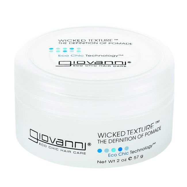 GIOVANNI Wicked Texture The Definition Of Pomade oz. Adds Separation to Shape Smooth Texture for Ease of Use Washes Out Easily No Parabens Color Safe, Multi, Styling Glue, 2 Ounce