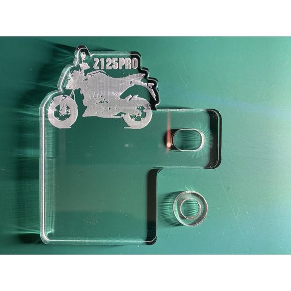 Self-responsibility Sticker Plate Z125PRO Silhouette