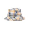 SHIPS KIDS: Checkered Reversible Bucket Hat, navy