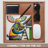 3dRose, Funny Cool Moose Cleaning Gutters Yard Work Abstract Gutter Cleaner, Mouse Pad