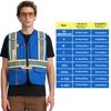A-KSAFETY Blue High Visibility Vest