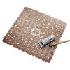 iDesign Pebblz Collection, 22” x 22”, Amber Brown