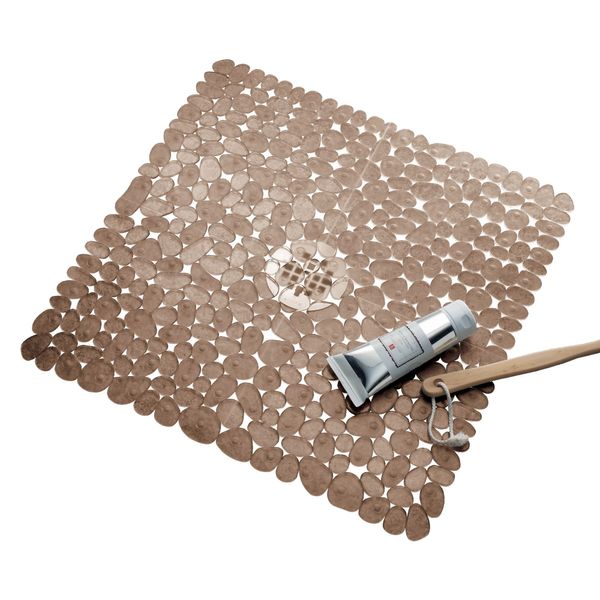 iDesign Pebblz Collection, 22” x 22”, Amber Brown