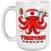 Make Your Mark Design Cute Octopus With Japanese Headband - White Ceramic Mug